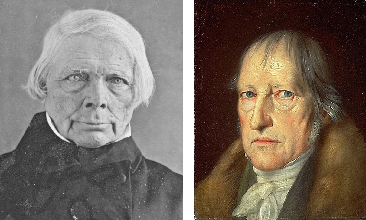 Ilustracja składa się z dwóch części. Pierwsza przedstawia starszego mężczyznę z siwymi włosami i głębokimi zmarszczkami na owalnej twarzy. Ubrany jest w czarny strój. Druga część ilustracji przedstawia portret starszego mężczyzny. Jest on lekko łysiejący, szpakowaty. Jego włosy są zaczesane na twarz. Jego twarz jest pociągła. Widać na niej liczne zmarszczki i opuchliznę pod oczami. Mężczyzna ubrany jest w futro z kołnierzem. Ma surdut i koszulę ze stójką. Pod szyją ma zawiązaną apaszkę. 