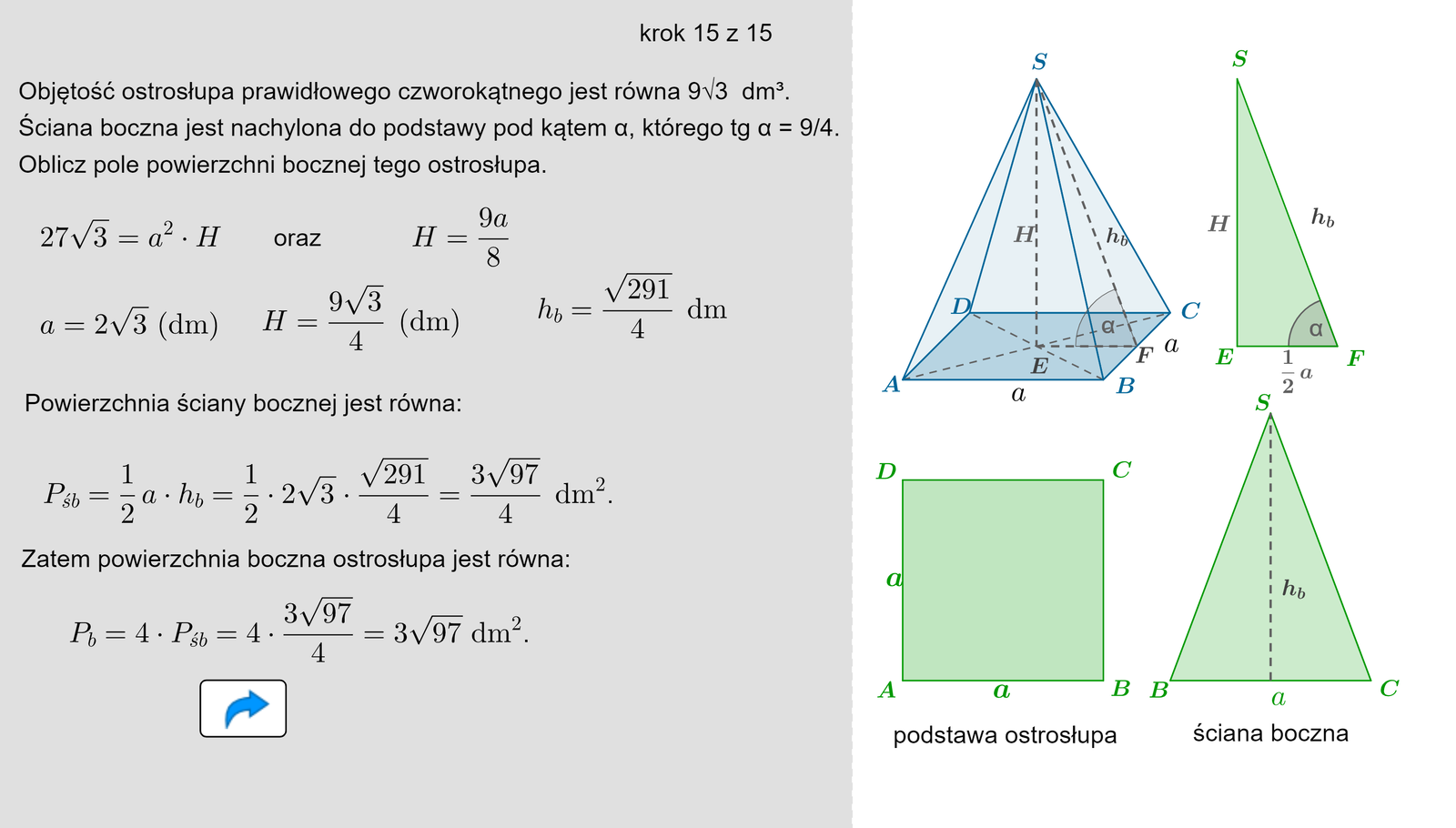 Ostrosłupy Sprawdzian 2 Gimnazjum I Odpowiedzi zpe.gov.pl
