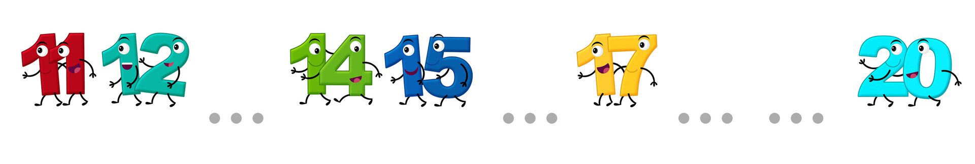 Ilustracja przedstawia ciąg liczb.