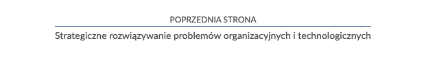 Zrzut ekranu przedstawiający nawigację strony lekcji. W tym przypadku jest to informacja o przejściu do poprzedniej strony o tytule Ocena stanu technicznego maszyn i urządzeń / konserwacja i przygotowanie maszyn i urządzeń.
