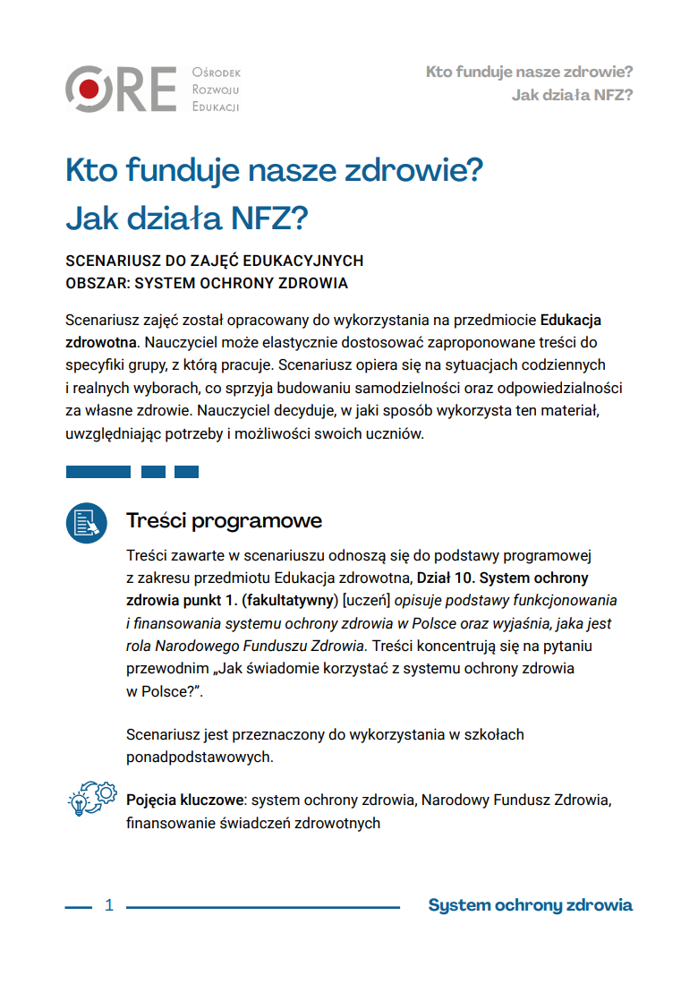 Pobierz plik: Kto funduje nasze zdrowie_Jak dziala NFZ.pdf