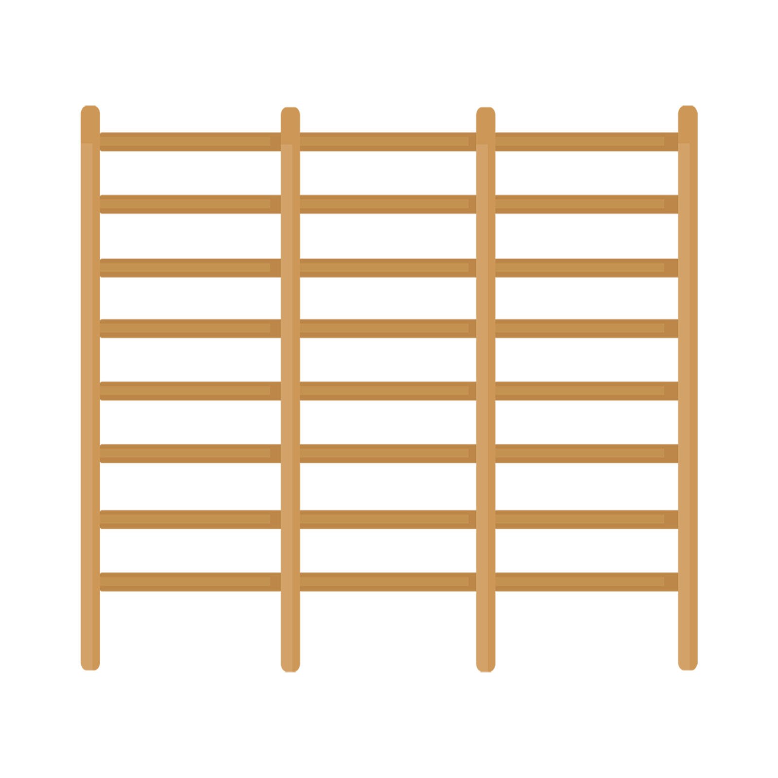 Ilustracja przedstawia drabinki gimnastyczne.