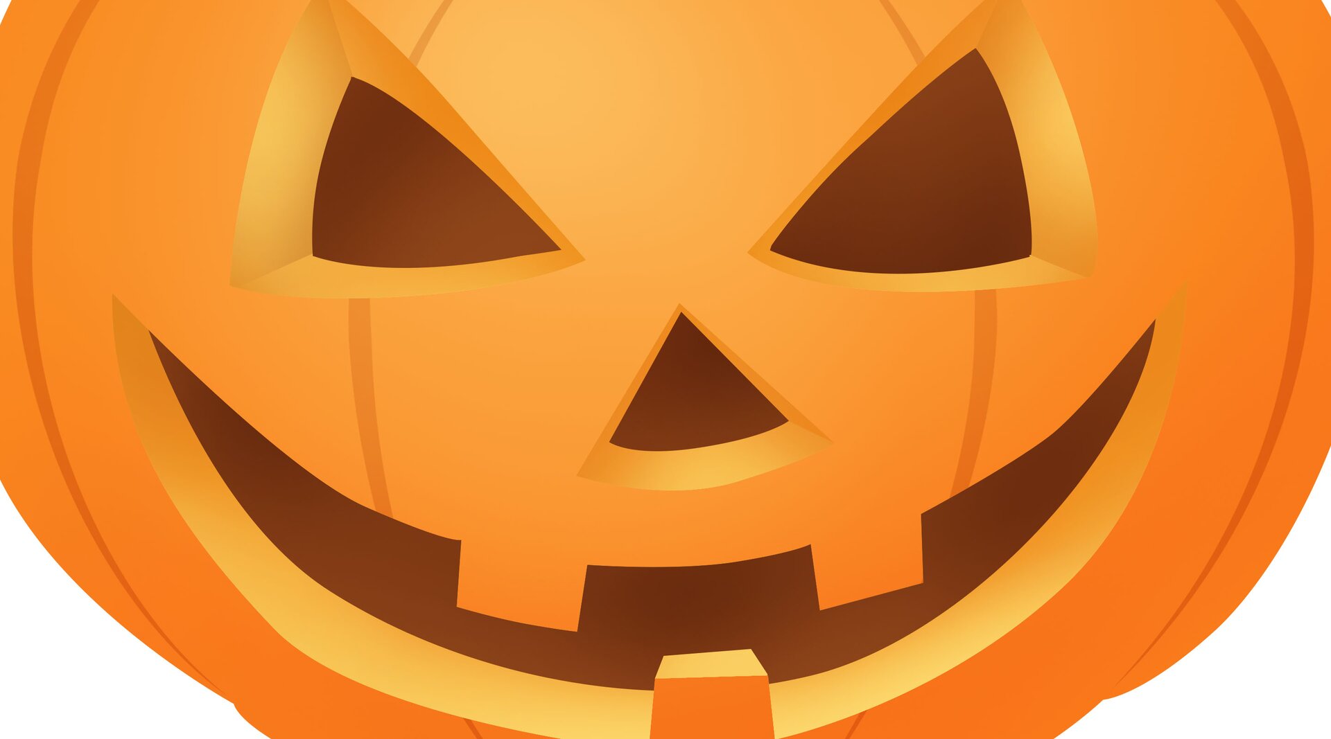 Na ilustracji znajduje się wycięta dynia.