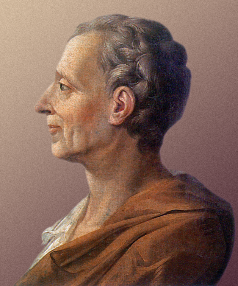 Portret Karola Monteskiusza Źródło: autor nieznany, Portret Karola Monteskiusza, olej na płótnie, Wersal, domena publiczna.
