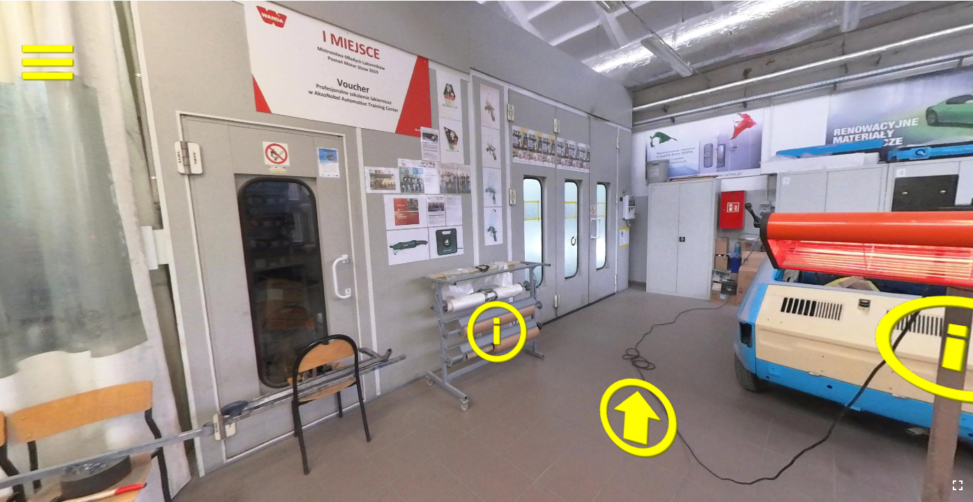 Przykładowy widok wycieczki wirtualnej