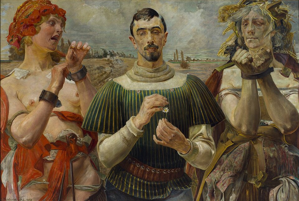 Jacek Malczewski, Hamlet Polski – portret Aleksandra Wielopolskiego