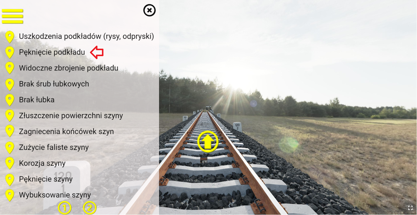 Przykładowy widok wycieczki wirtualnej