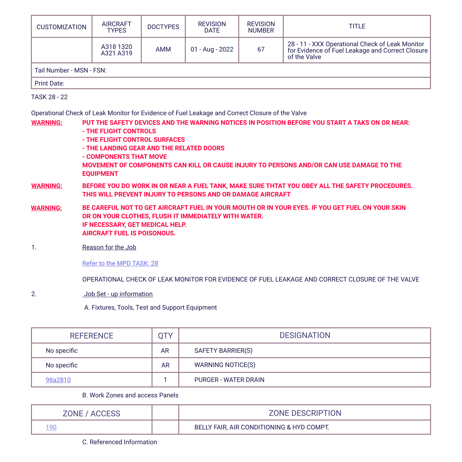 Przykład dokumentacji odnoszącej się do kontroli