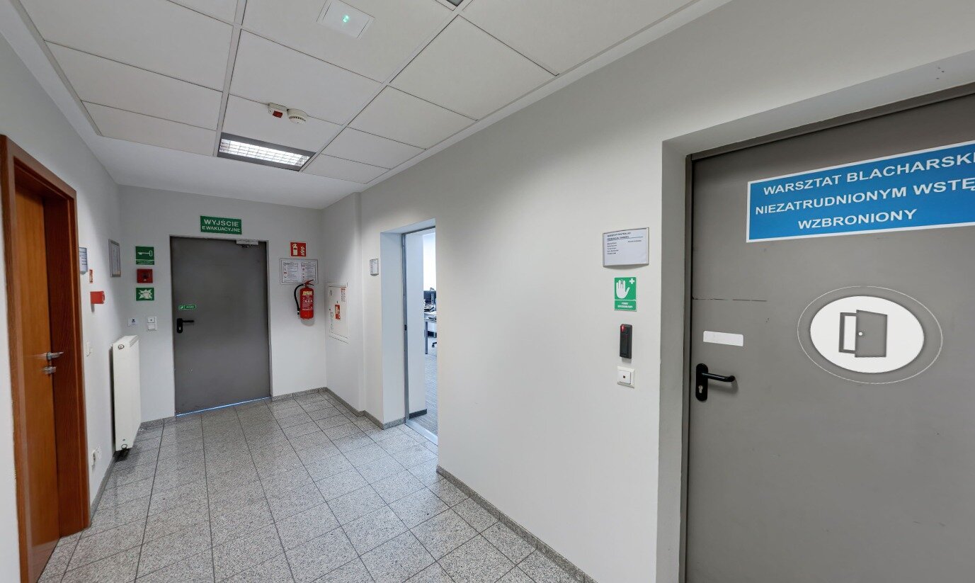 Widok wnętrza warsztatu