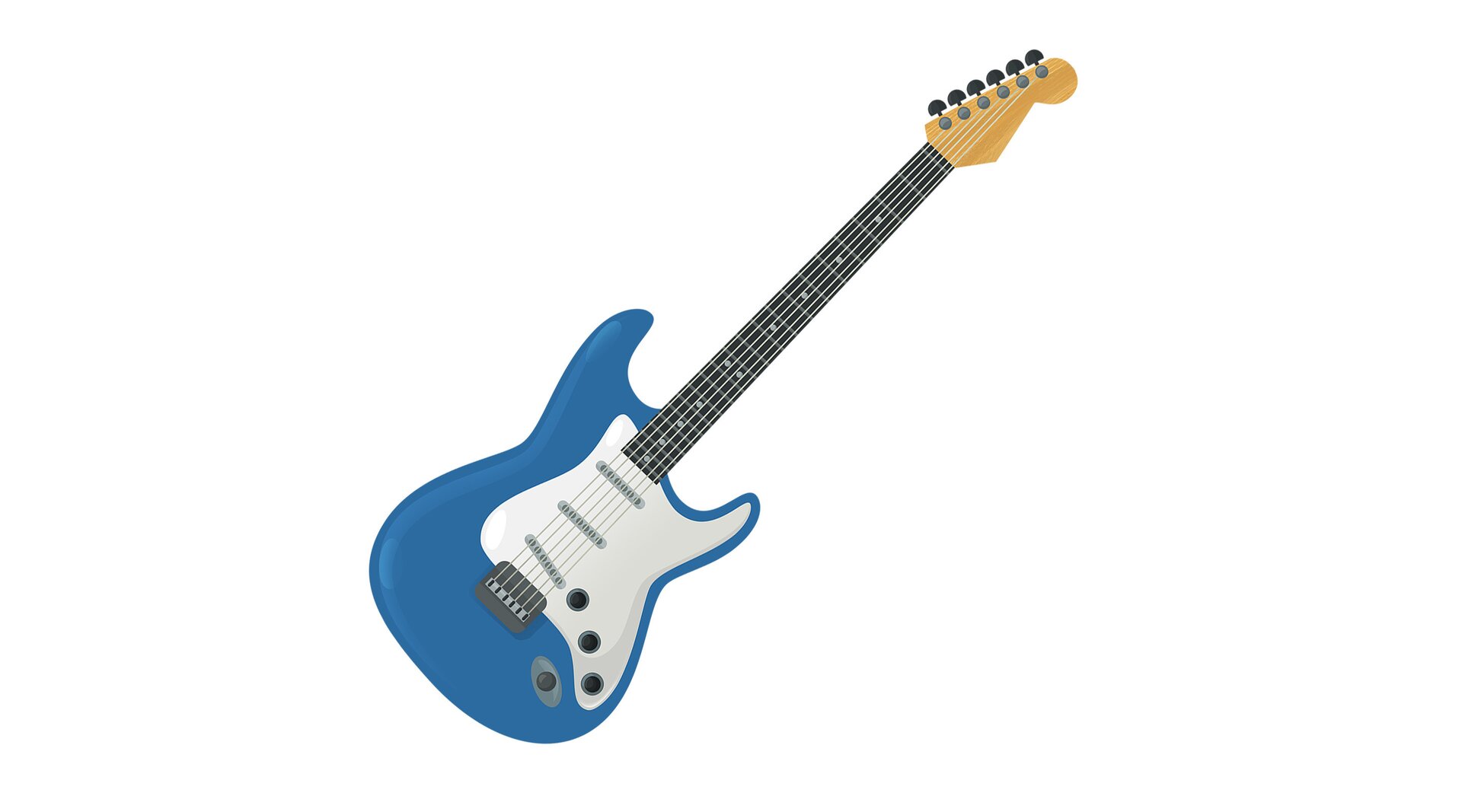Ilustracja przedstawia gitarę