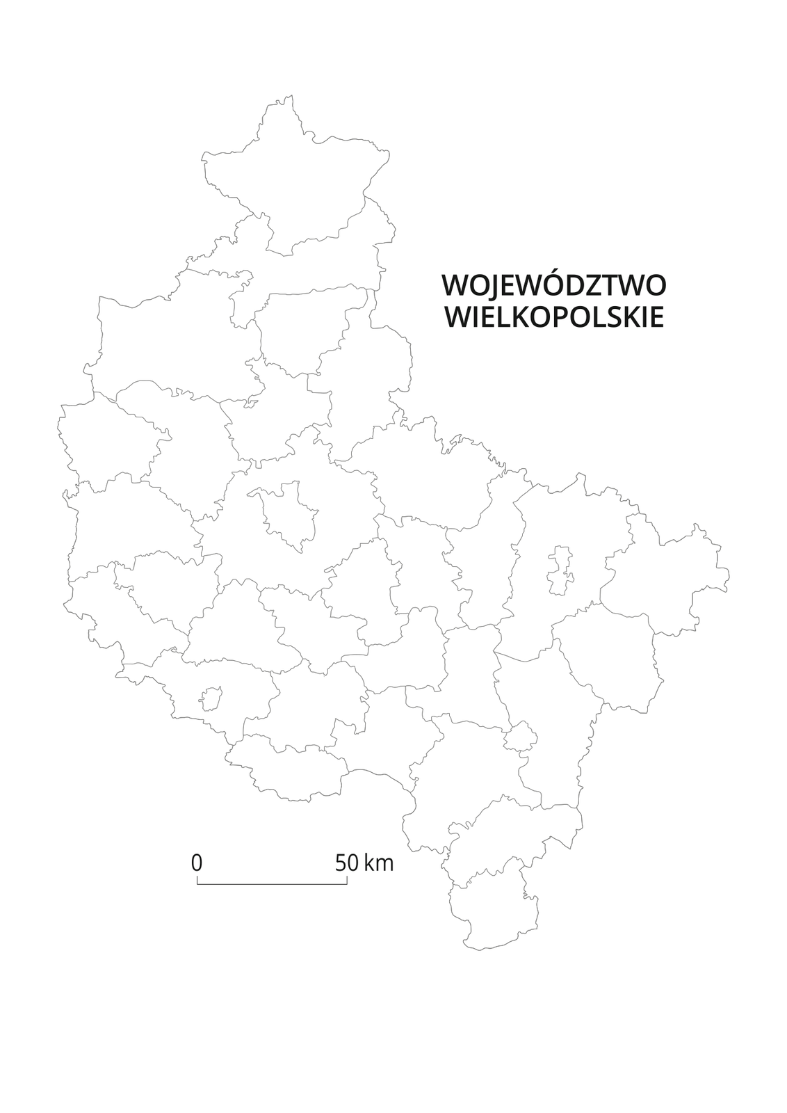 Mapy konturowe województw