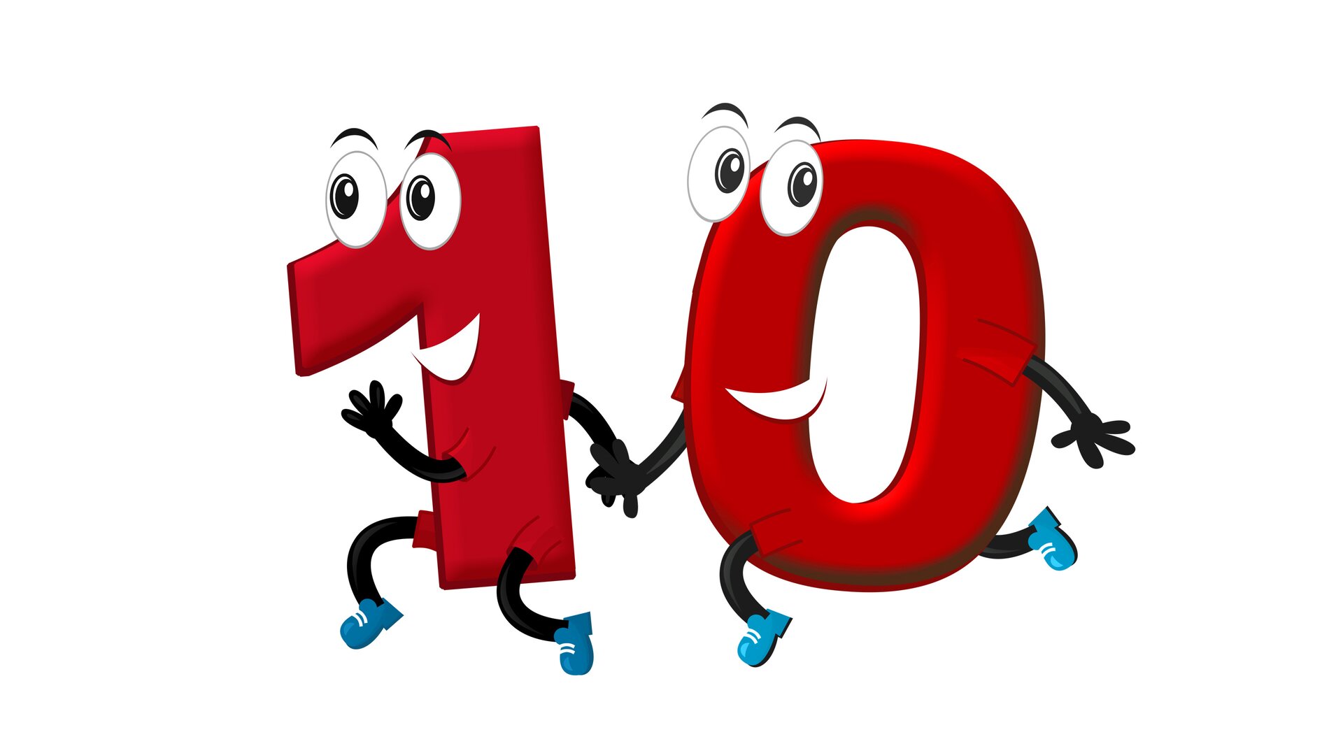 Ilustracja przedstawia liczbę 10.