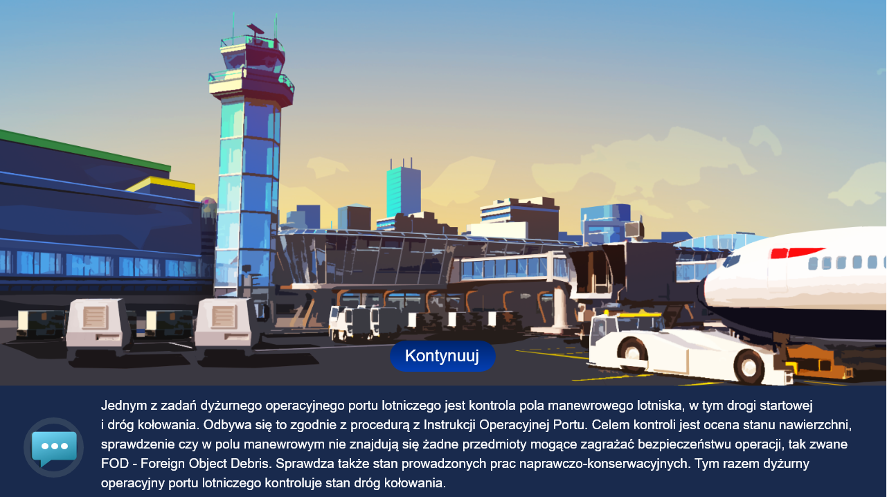 Przykładowy ekran zadania w grze