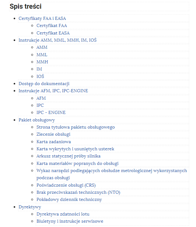 Ilustracja przedstawia spis treści atlasu interaktywnego. 