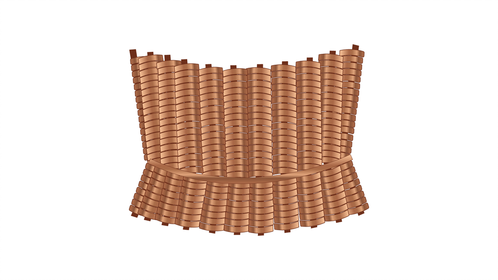 Grafika przedstawia kołnierz. Opis znajduje się w treści powyżej.
