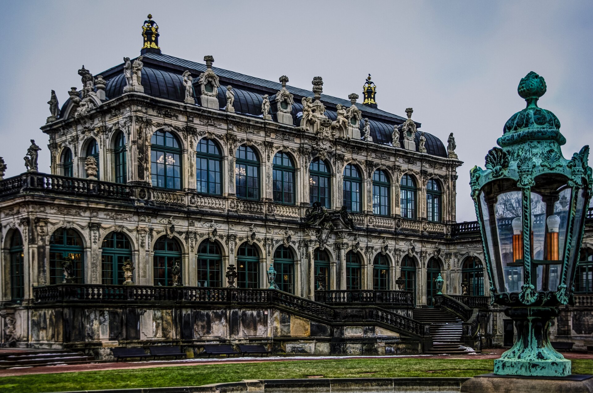 Heribert Pohl (fot.), Pawilon Porcelanowy w Zwinger, Drezno, Niemcy