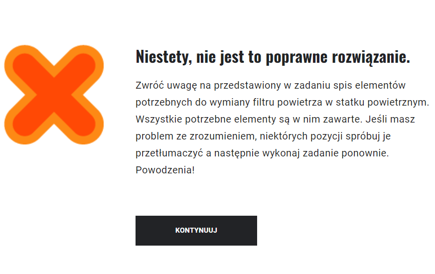 Negatywna informacja zwrotna