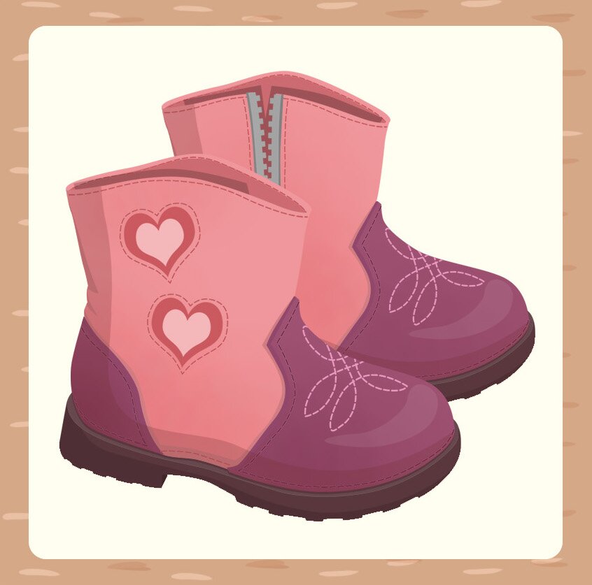 Ilustracja przedstawia buty Lei.