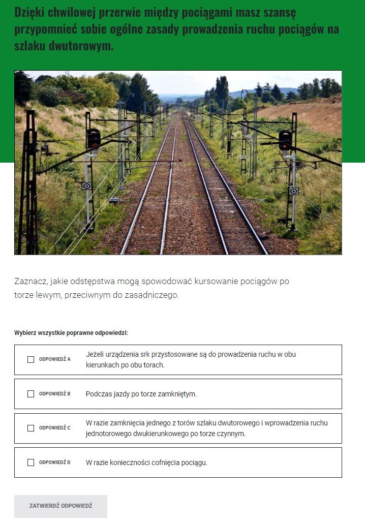 Zadanie wielokrotnego wyboru