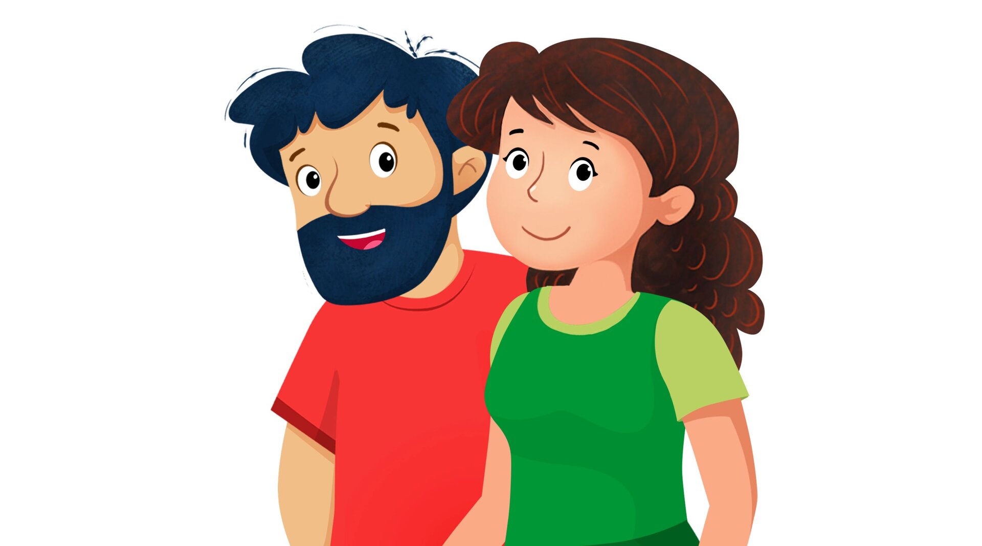Na ilustracji znajdują się rodzice.