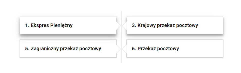 Widok na przykładowe przyciski ćwiczeń powiązanych