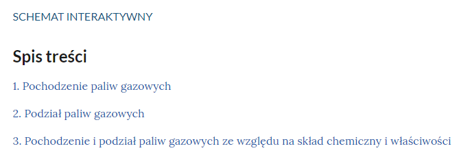 Przykładowy wygląd spisu treści