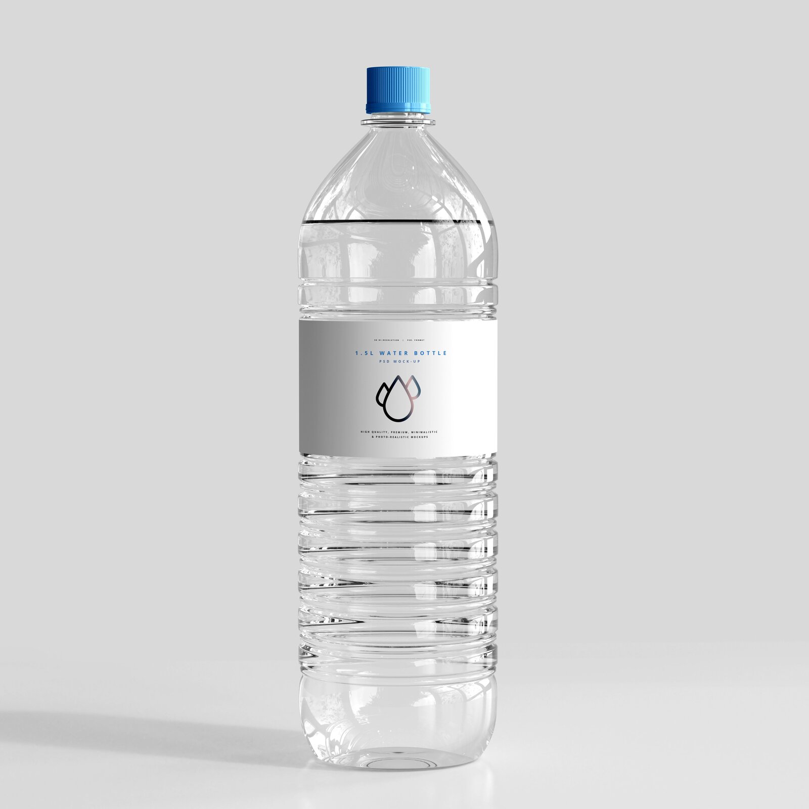 Ilustracja przedstawia plastikową butelkę wody.