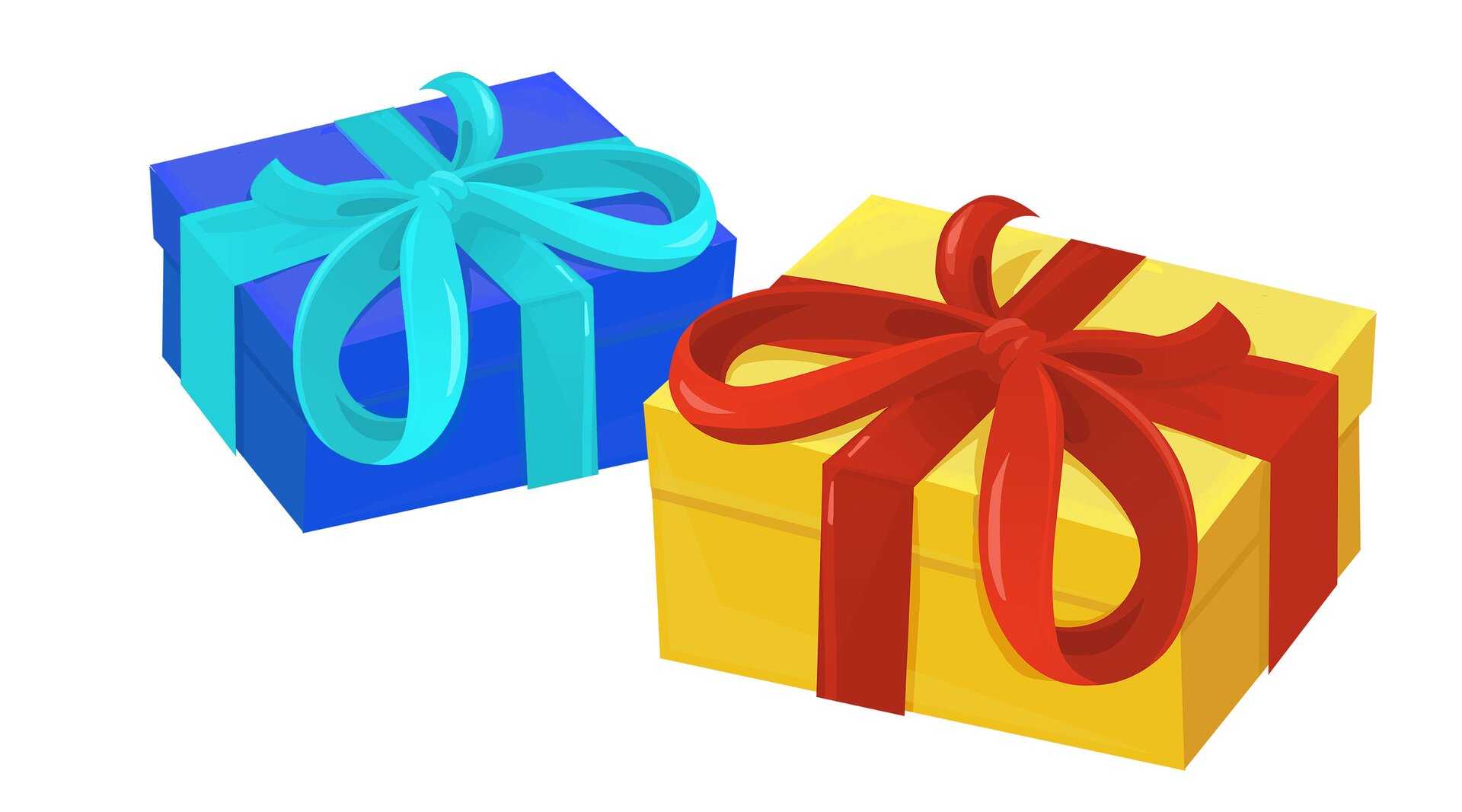 Na ilustracji znajdują się prezenty.