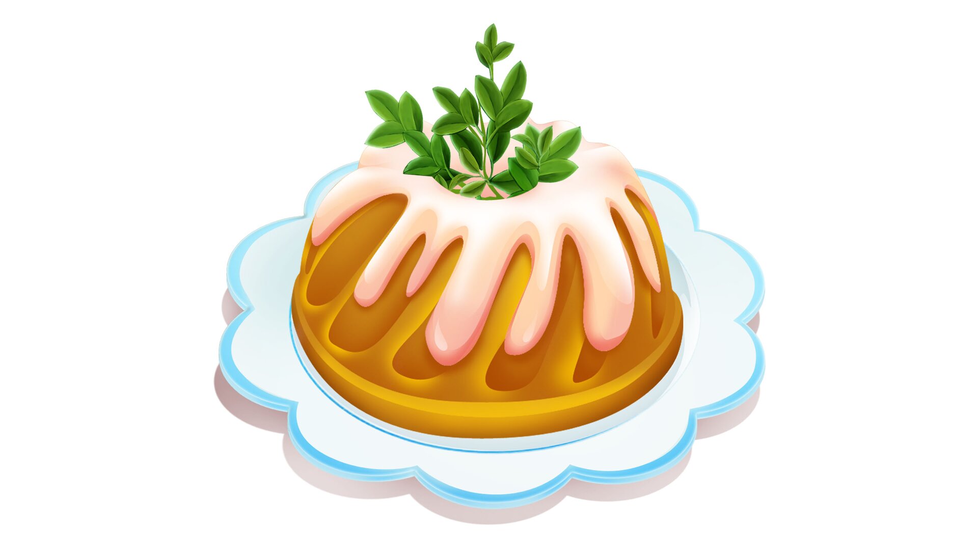 Ilustracja przedstawia ciasto wielkanocne.