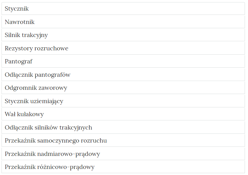 Zrzut ekranu przedstawia przykładowy wygląd zakładek z atlasu interaktywnego. W każdej zakładce znajduje się opis i grafiki przedstawiające temat z tytułu zakładki.