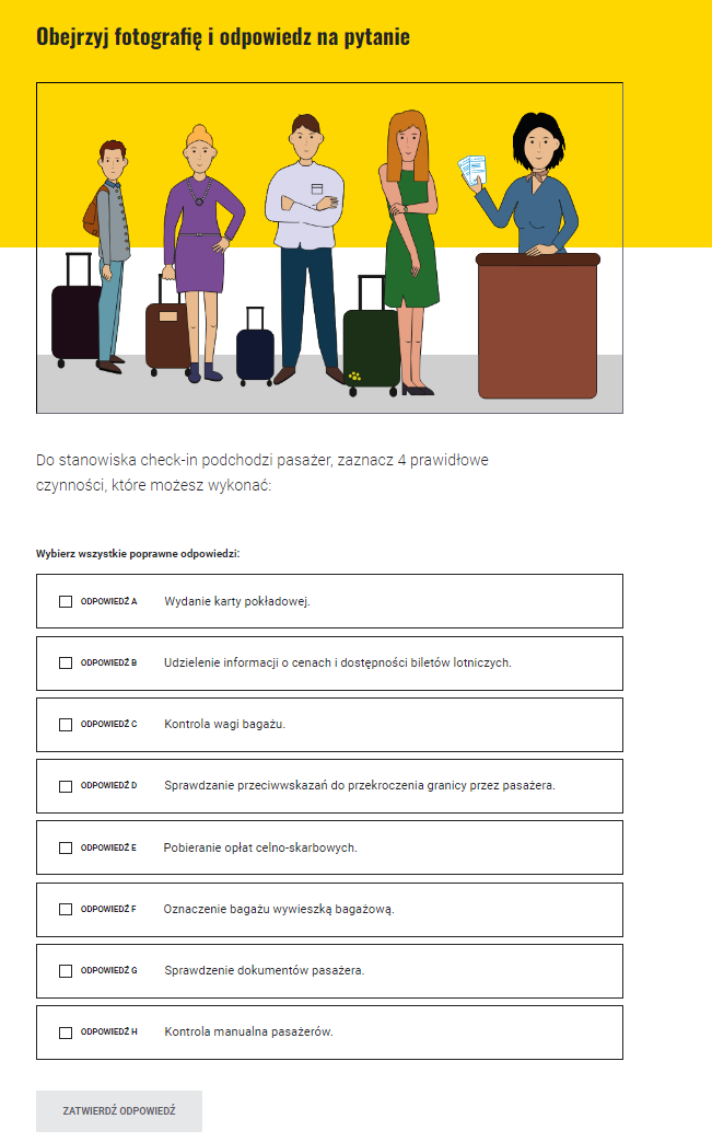 Przykładowe pytanie w grze