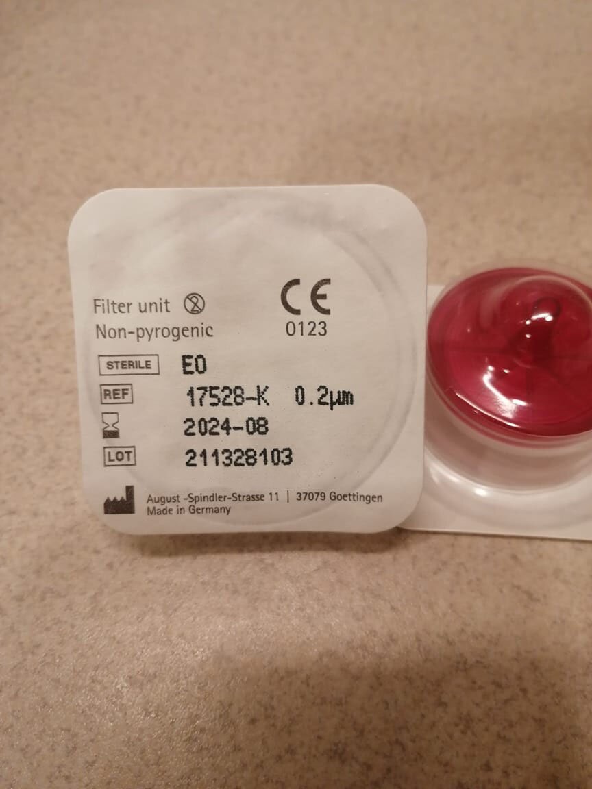 Rycina 7a. Opakowanie z sączkiem membranowym