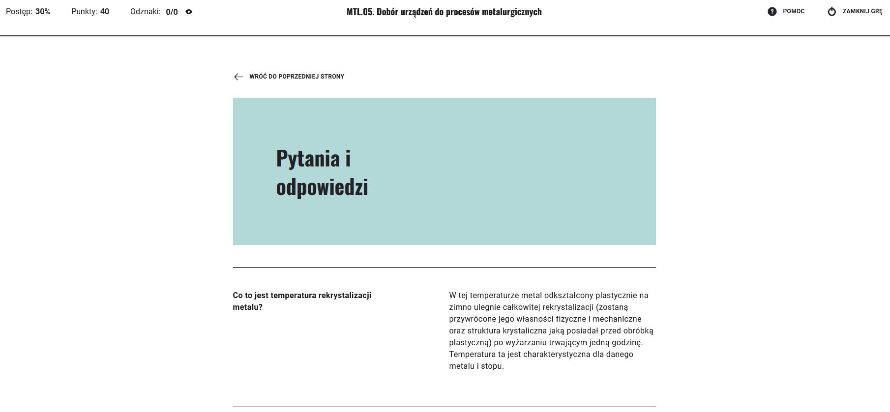 Ilustracja przedstawia panel pomocy