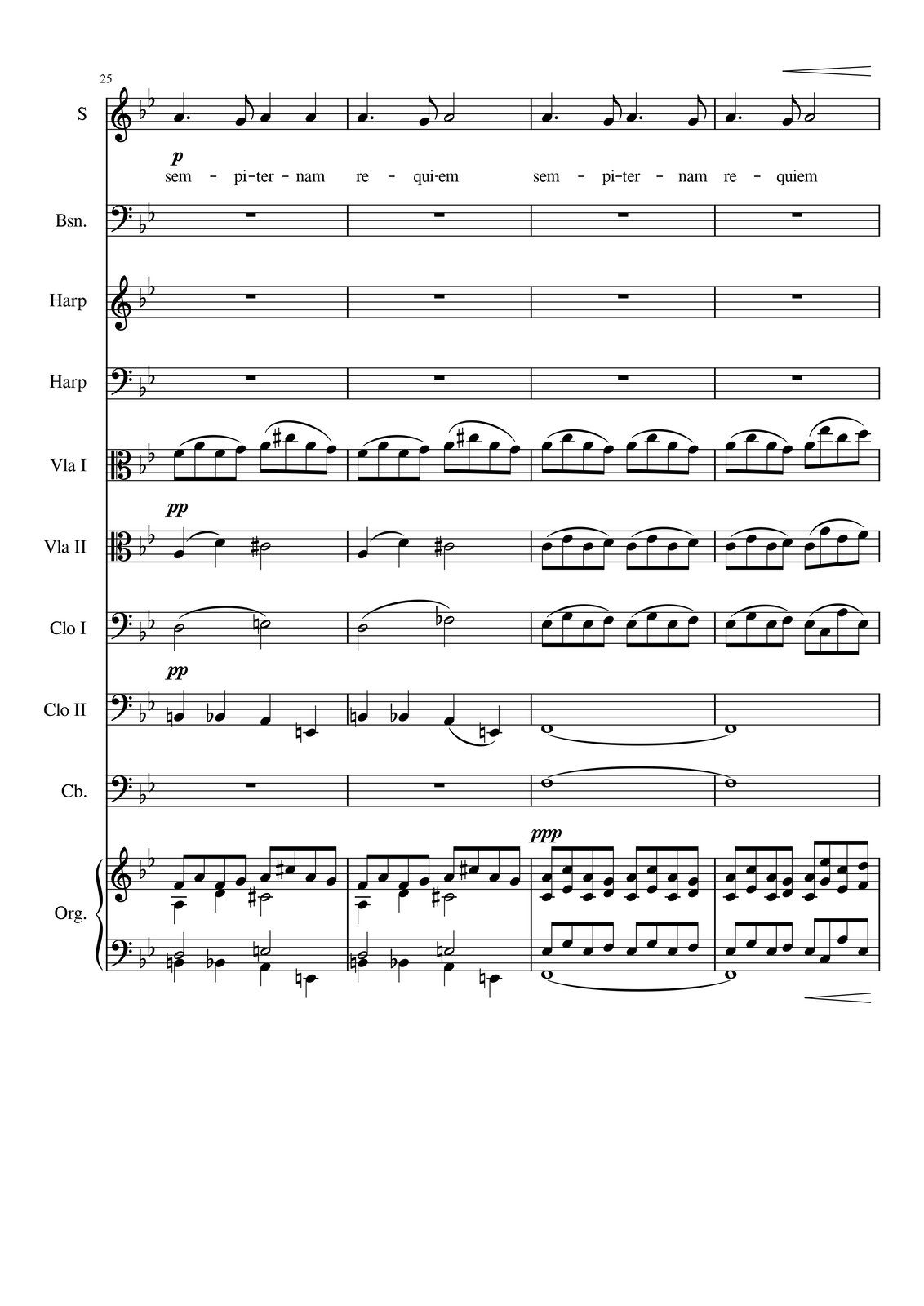 Ilustracja przedstawia stronę partytury utworu.