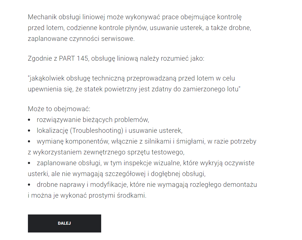 Widok wprowadzenia do postaci