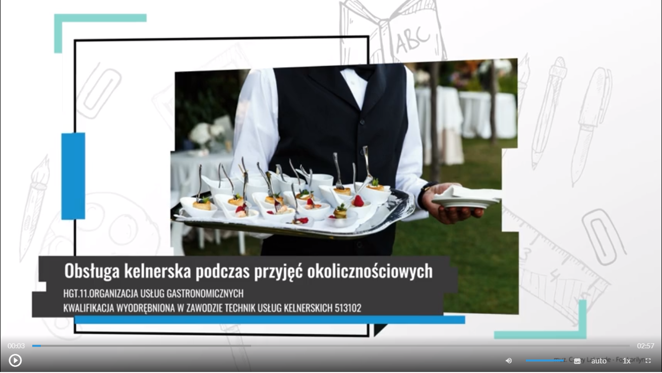 Widok ekranu sekwencji filmowej