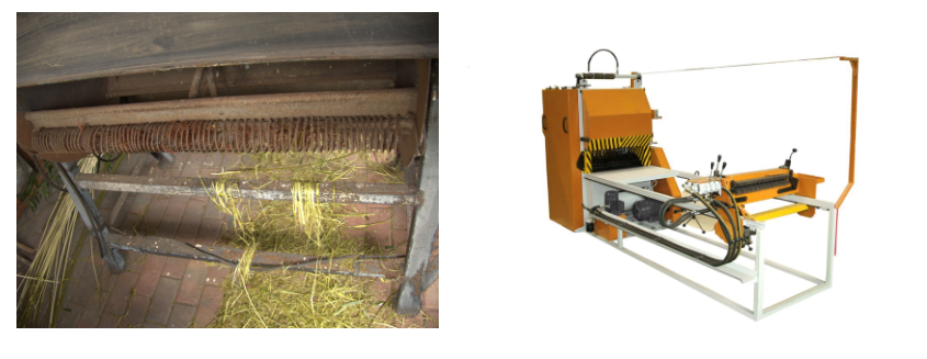 Grafika przedstawia przykładowy widok zdjęć w galerii. W kafelkach obok siebie przedstawione są dwa modele korowarki. 
