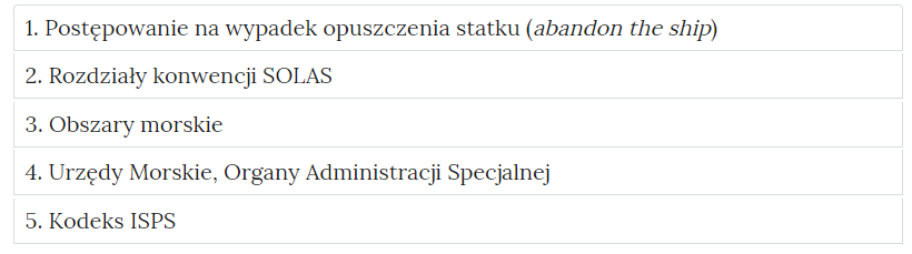 Zdjęcie przedstawia przykładowy wygląd zakładek zawierających interaktywne materiały sprawdzające. Składają się one z prostokątnych paneli umieszczonych jeden pod drugim. Każdy panel posiada numer oraz tytuł, który nawiązuje do zawartego w nim zadania.
