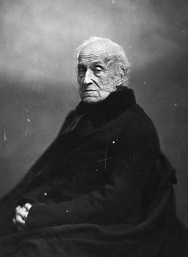 Fotografia czarno-biała przedstawiająca Adama Jerzego Czartoryskiego.