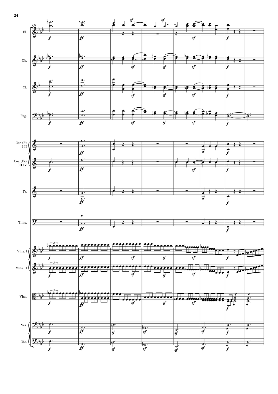 Ilustracja przedstawia stronę partytury utworu.