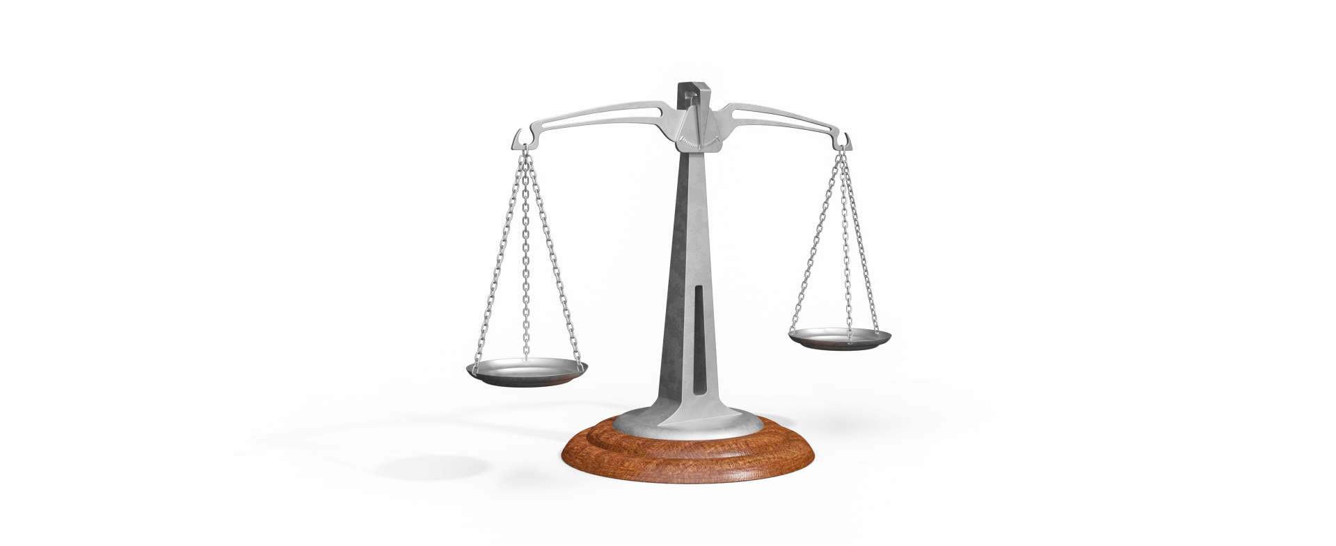 Ilustracja przedstawia wagę szalkową, szalki pozostają w stanie równowagi.