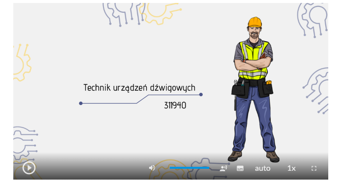 Grafika przedstawia początkowy widok animacji, będącej multimedium wprowadzającym