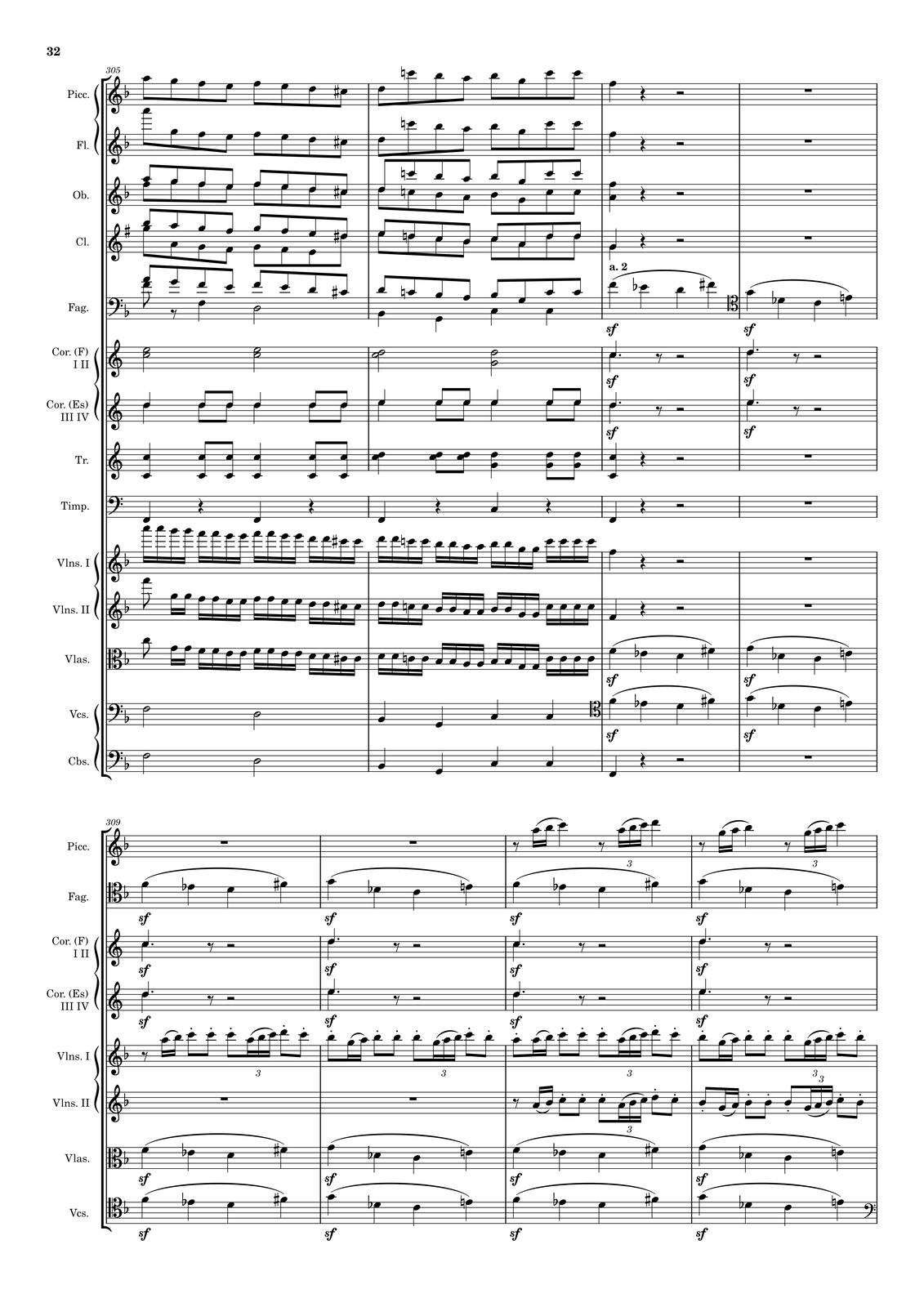 Ilustracja przedstawia stronę partytury utworu.