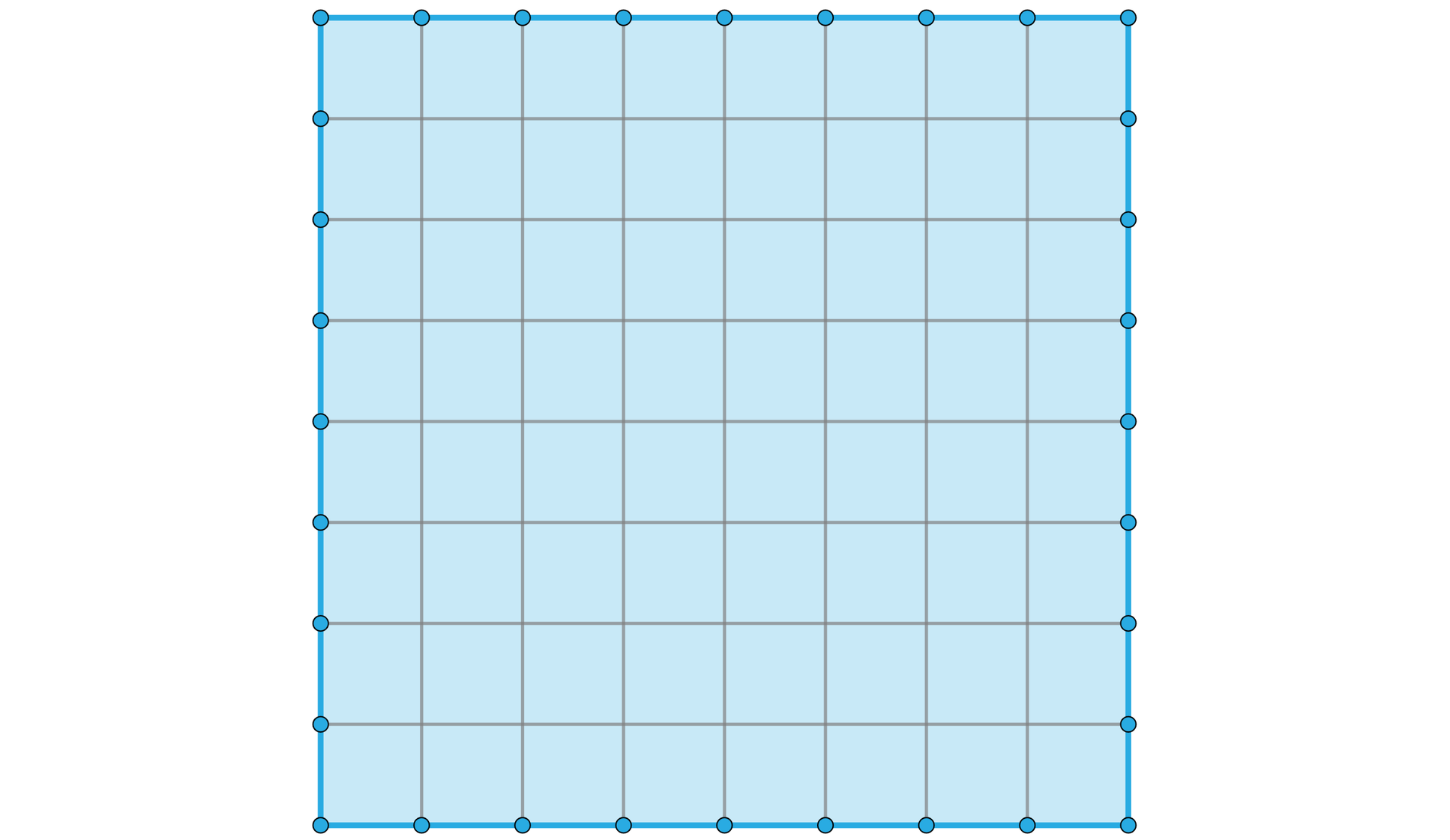 Ilustracja przedstawia kwadrat podzielony na 64 małych kwadratów.