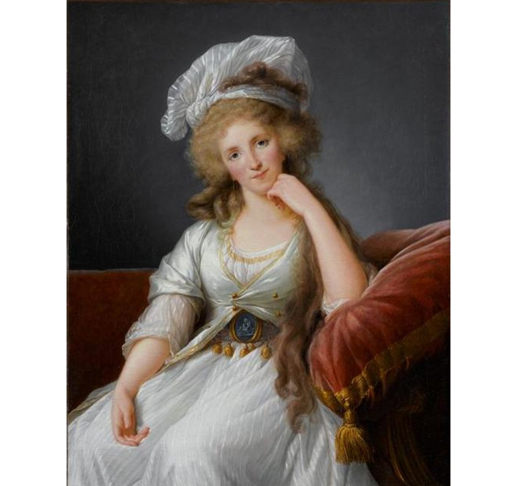 Obraz przedstawiający Portret Louise Marie Adélaïde de Bourbon.
