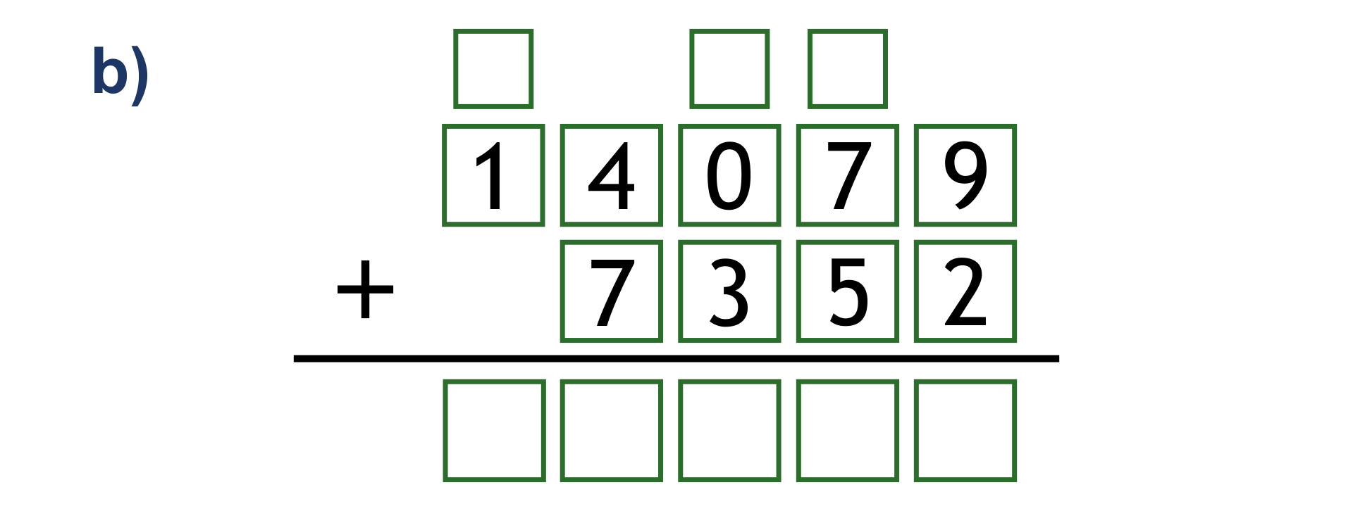 Wykonaj dodawanie sposobem pisemnym.
