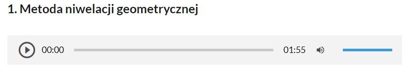 Przykładowy wygląd odtwarzacza audio