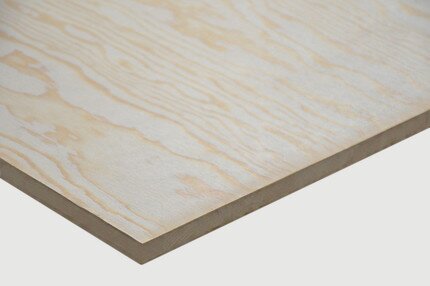 Zdjęcie płyty stolarskiej. Na jej powierzchni widoczne jest usłojenie.