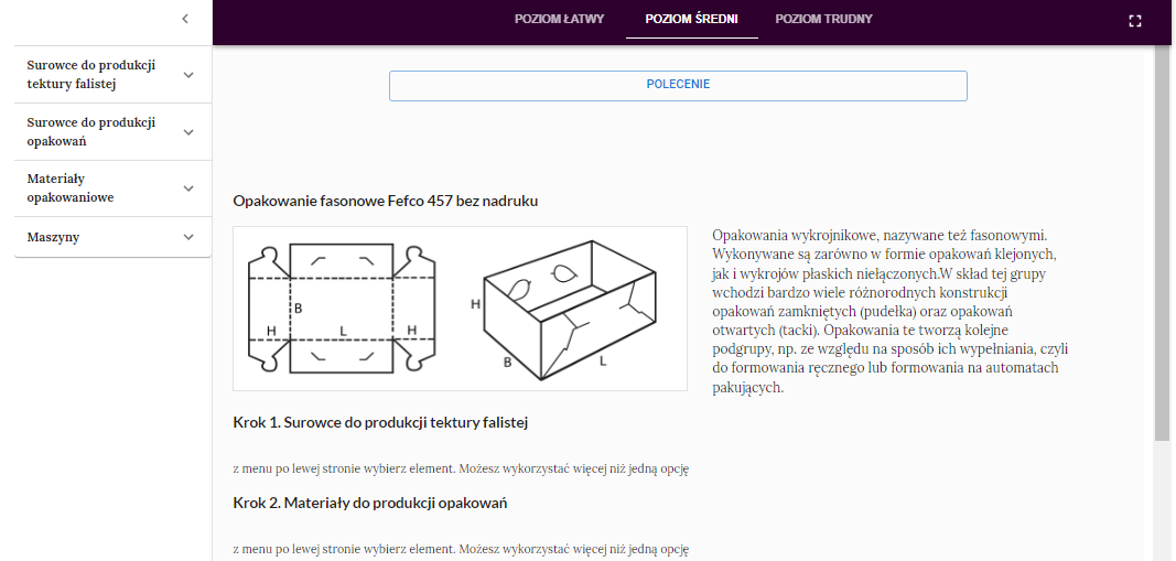 Przykładowy wygląd ekranu programu 