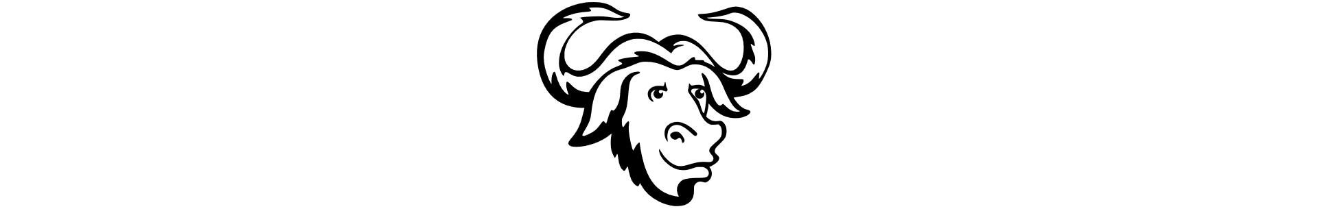 Ilustracja przedstawia głowę byka - jest to logo licencji GNU.